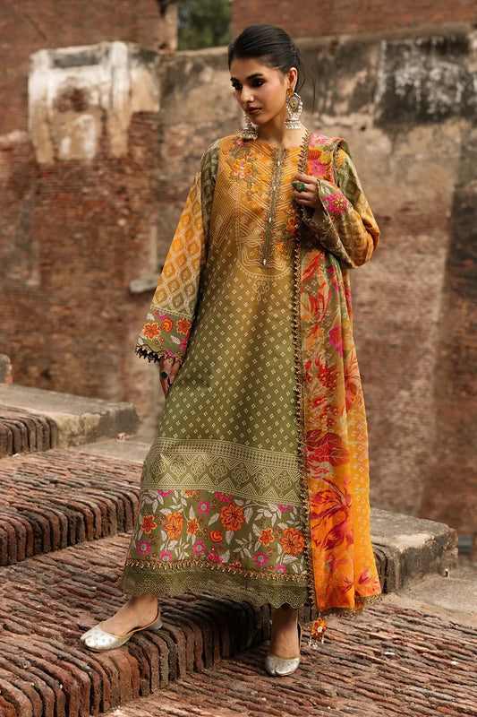 Chrizma D-814 Lawn Printed 3pc