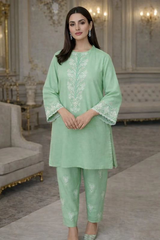 Izel D-309 Lawn Embroidered 2Pc
