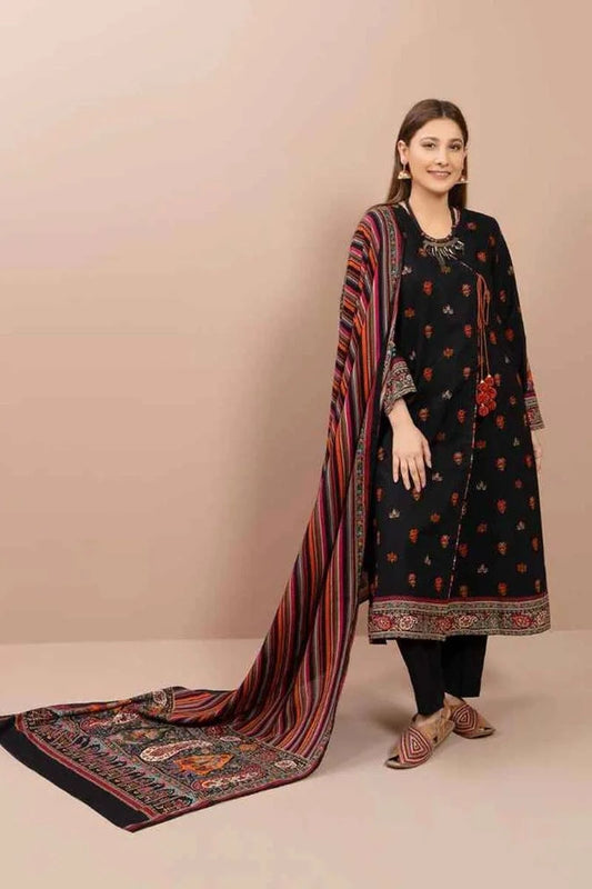 KR-890 Dhanak Embroidered 3pc