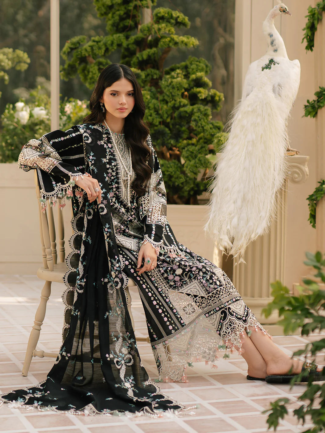 Bin Ilyas BI-006 Embroidered Lawn 3pc