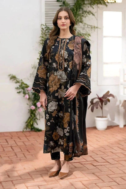 Sapphire D-100 Lawn Printed 3pc