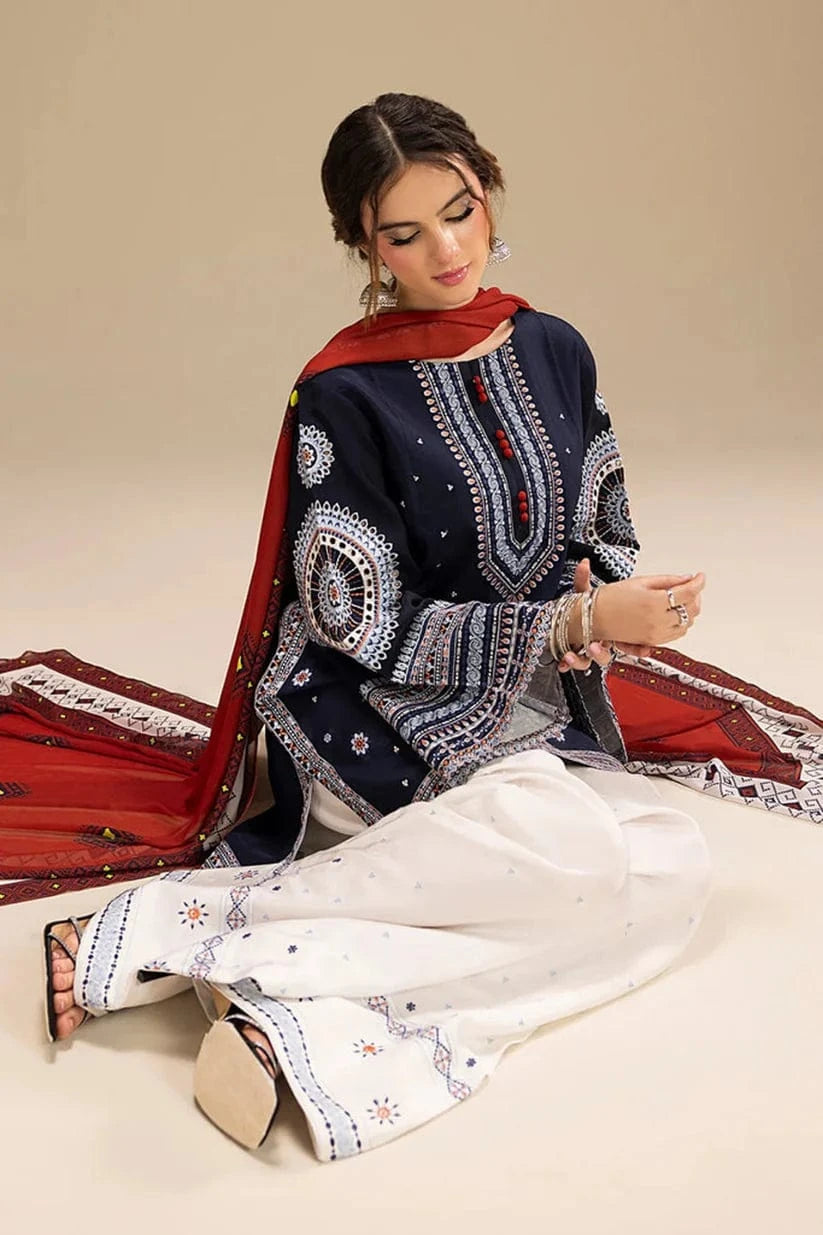 Sapphire SP-934 Embroidered Dhanak 3pc