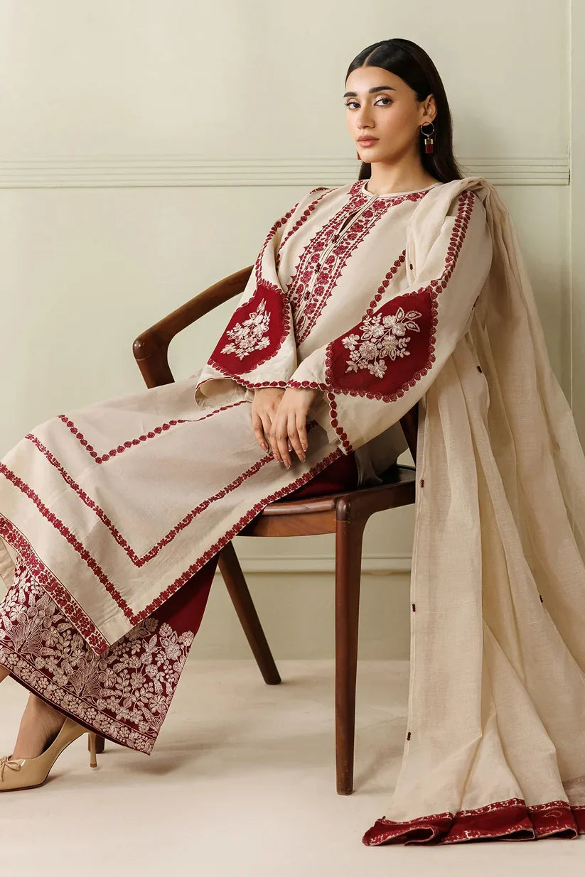 Baroque Embroidered lawn Three Piece BRQ-790