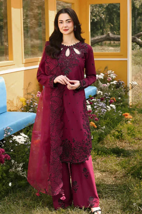 ALLYS Embroidered lawn Three Piece QL-319
