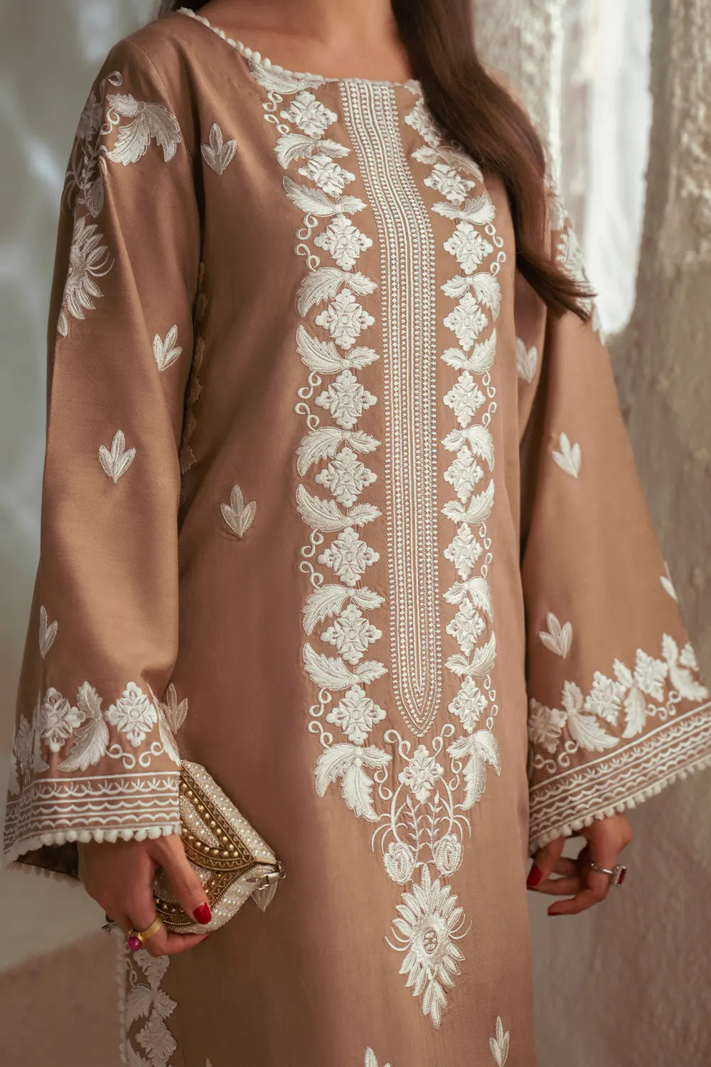 Reina Luxury Lawn Embroidered Three Piece RN-366
