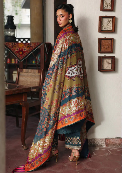 BIN ILYAS Lawn Embroidered Three Piece BL-991