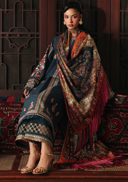 BIN ILYAS Lawn Embroidered Three Piece BL-991