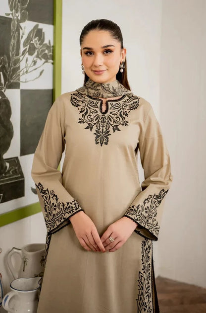 Sapphire SP-746 Dhanak Embroidered 3pc