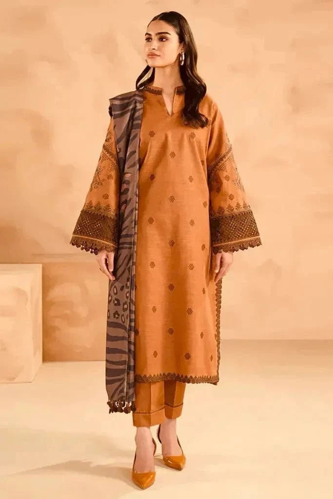 Nishat CH-01 Embroidered Lawn 3pc