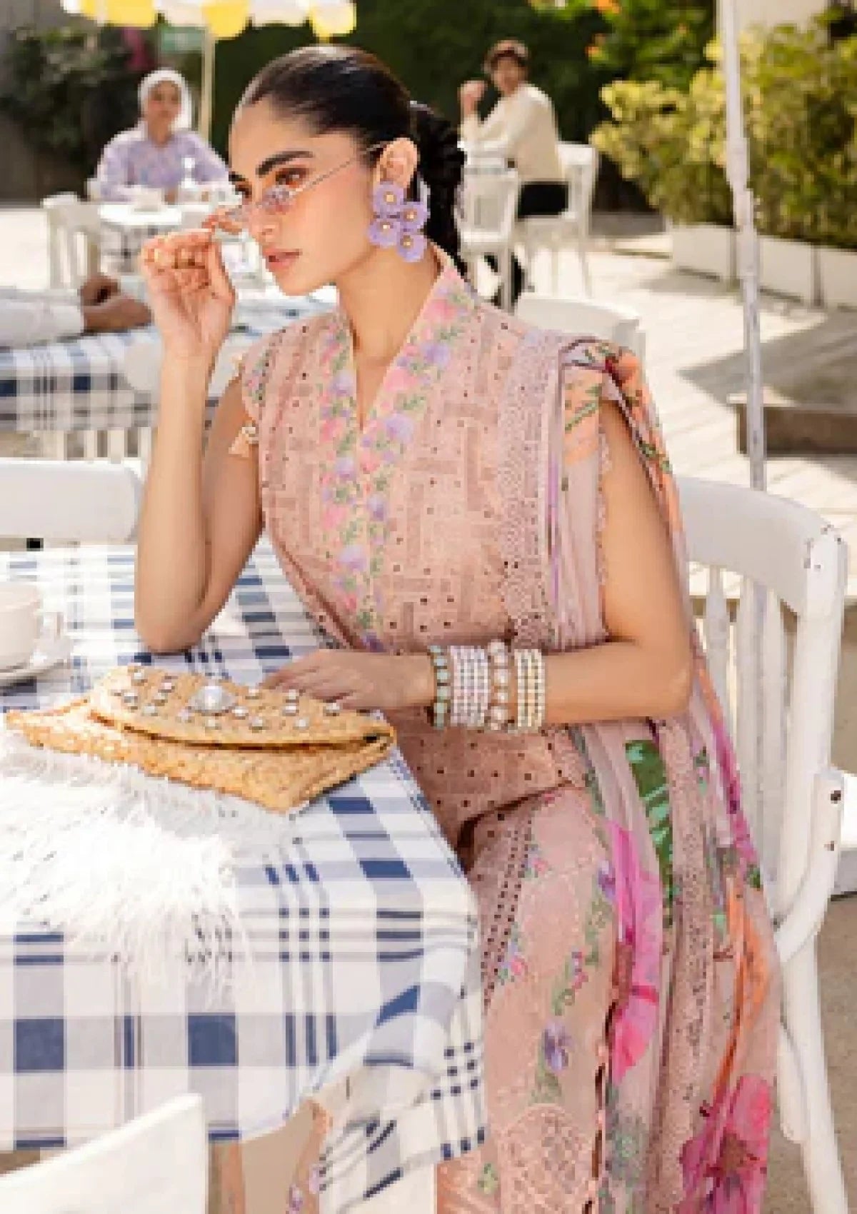 parishay Chikenkari Embroidered lawn Three Piece PR-252