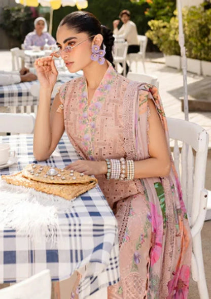 parishay Chikenkari Embroidered lawn Three Piece PR-252
