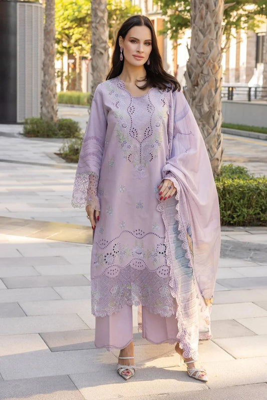 Qalamkar Embroidered lawn Three Piece QL-312