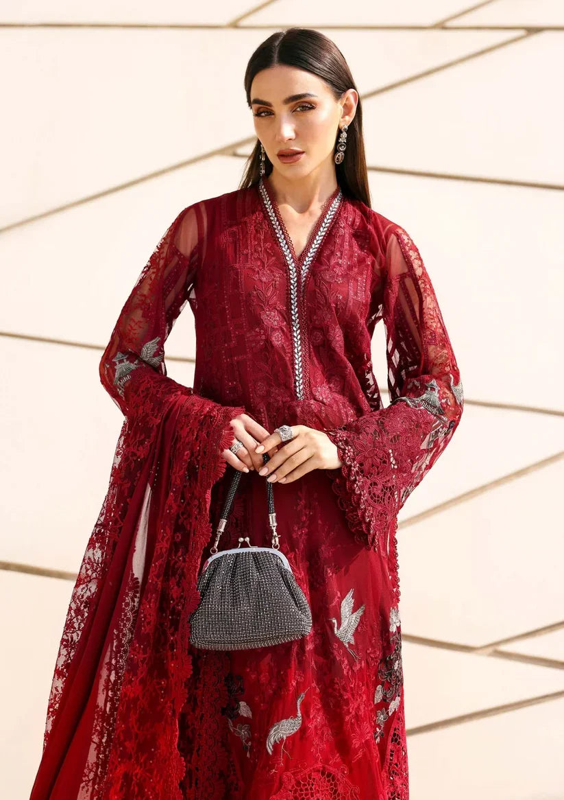 Maria-B Luxury 26 Lawn Chikenk-Kari Embroidered Three Piece MB-710