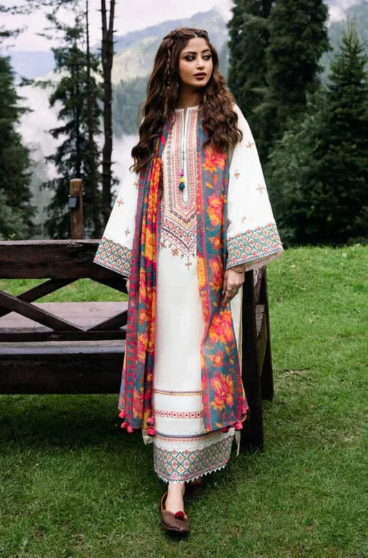 Sapphire SP-13 Dhanak Embroidered 3pc