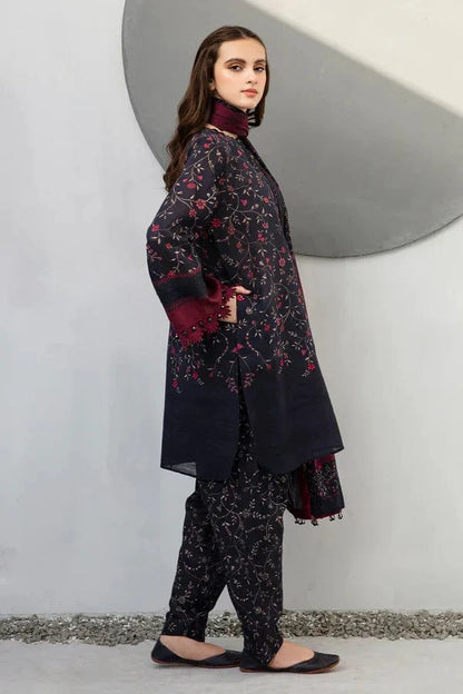 Sapphire D-801 Khaddar Printed 3pc