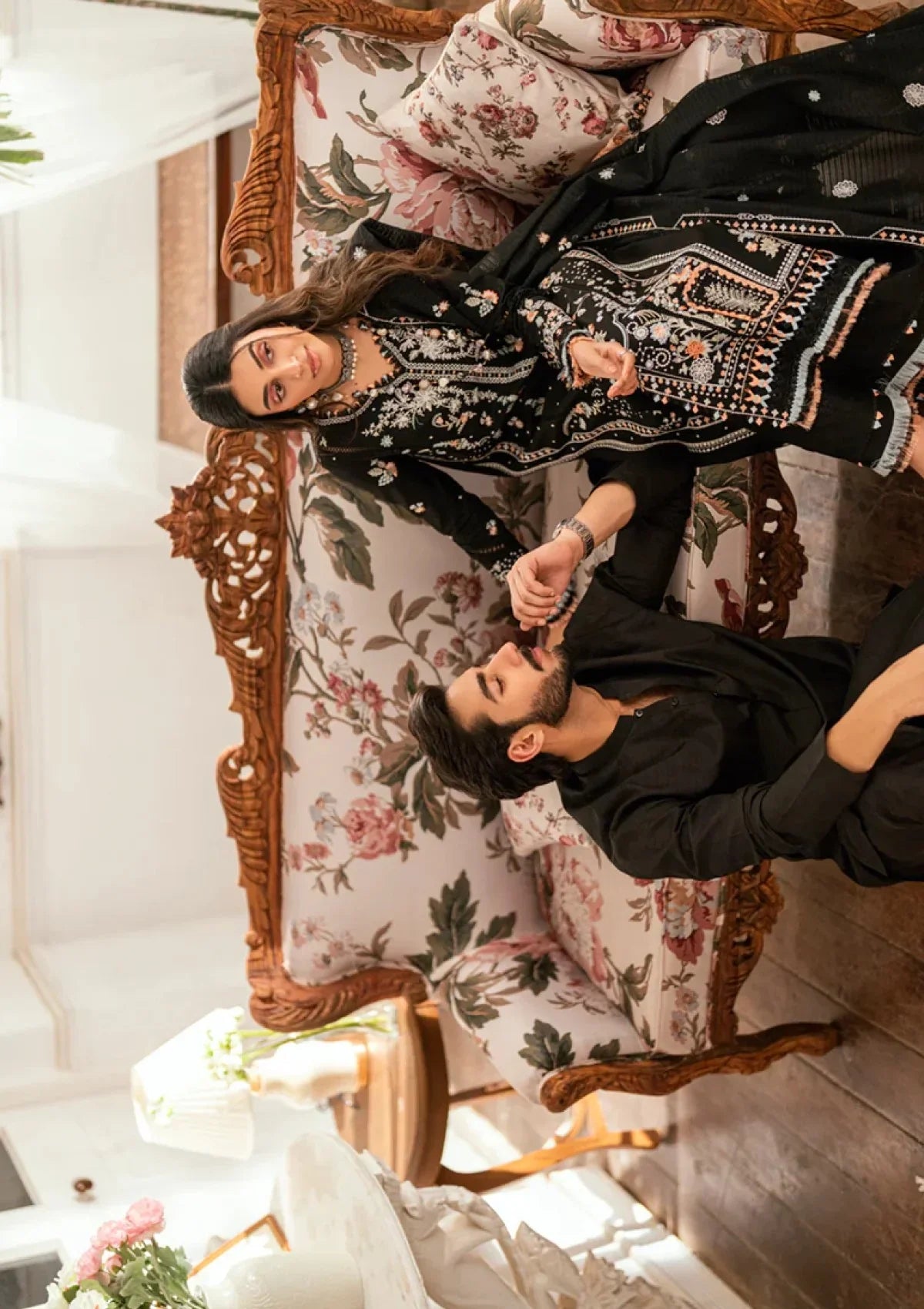 Qalamkar Embroidered Dhanak Three Piece QL-1050