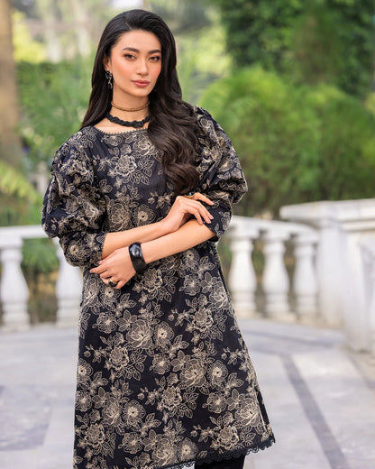 Bareeze D-401 Embroidered Dhanak Three Piece Winter Collection