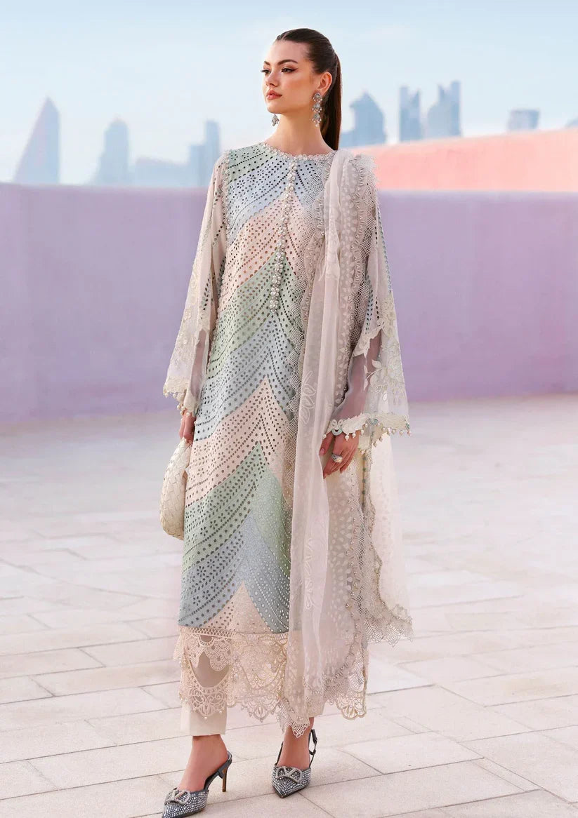 Maria-B Lawn Chikenk-Kari Three Piece MB-12