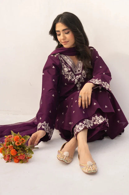Summer 3PC Lawn Embroidered Suit - LC278