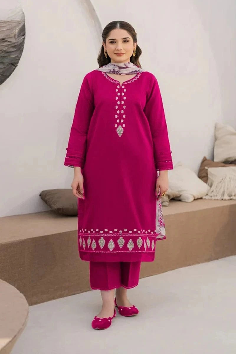 Eid Collection COCO-163 Dhanak Embroidered 3Pc