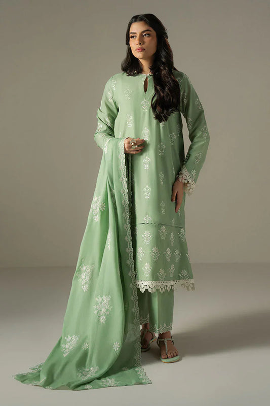 Cross Stitch CS-011 Embroidered Lawn 3pc