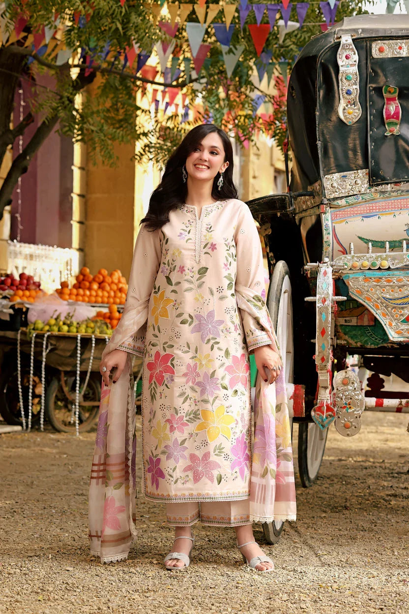 Aneelas Embroidered Lawn 3 Piece Suit (Summer Collection) | D-328