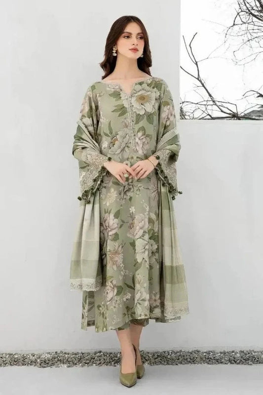 Sapphire D-792 Lawn Printed 3pc