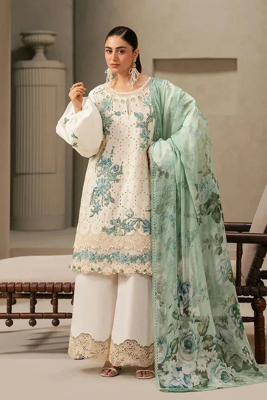 Elaf Embroidered Dhanak Three Piece EL-399