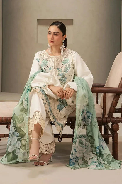 Elaf Embroidered Dhanak Three Piece EL-399
