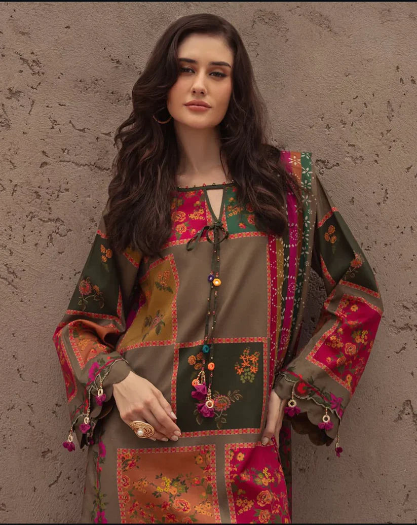 Sapphire D-2115  Khaddar Printed 3pc