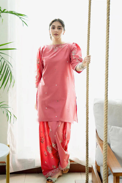 Urge UR-218 Dhanak Embroidered 2pc