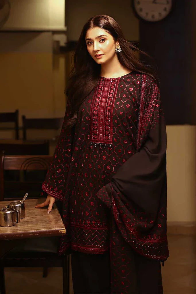 CS-88 Dhanak Embroidered 3pc