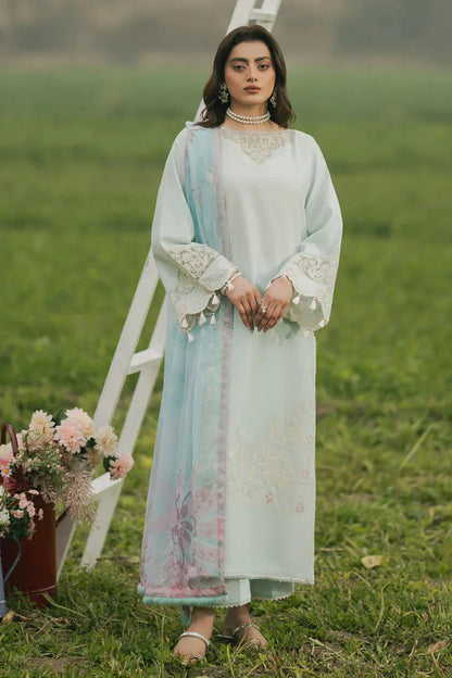 Iznik Embroidered Lawn 3 Piece Suit (Summer Collection) | D-329