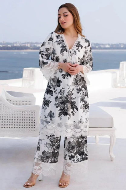 Chrizma D-880 Lawn Printed 3pc