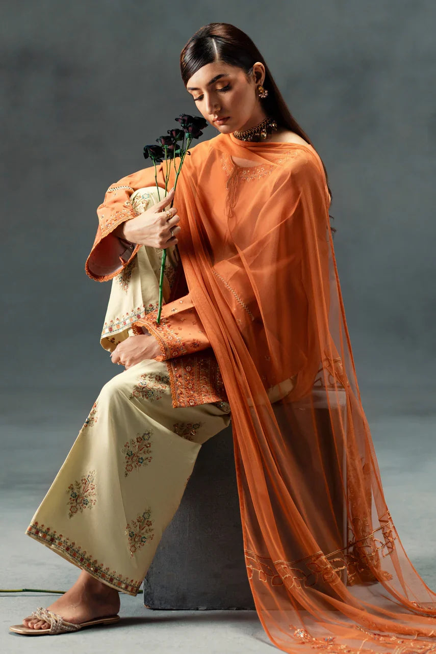 Naqshi Embroidered Lawn 3 Piece -  Suit (Summer Collection)  D-320