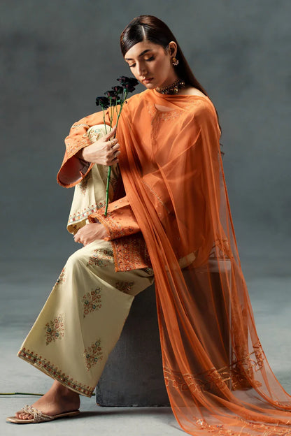 Naqshi Embroidered Lawn 3 Piece -  Suit (Summer Collection)  D-320