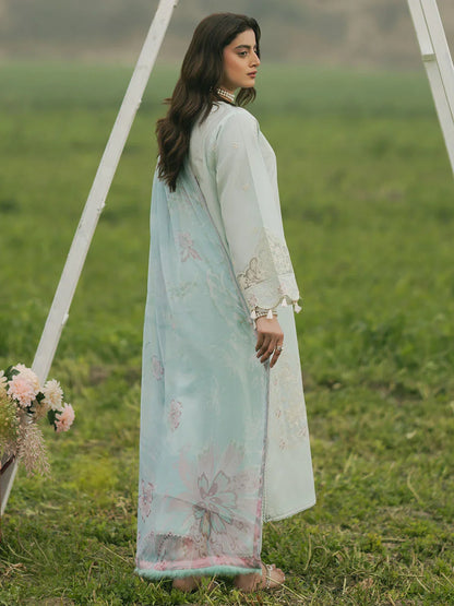Iznik Embroidered Lawn 3 Piece Suit (Summer Collection) | D-329