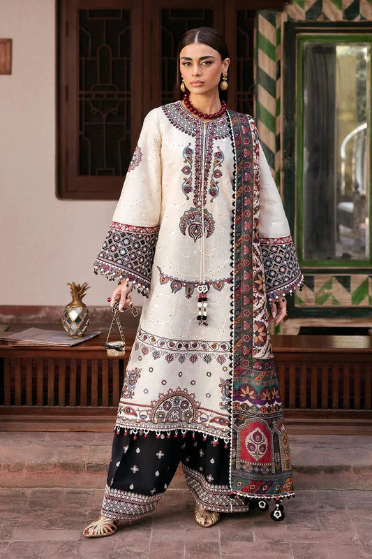 Jazmin Embroidered lawn Three Piece JZ-11