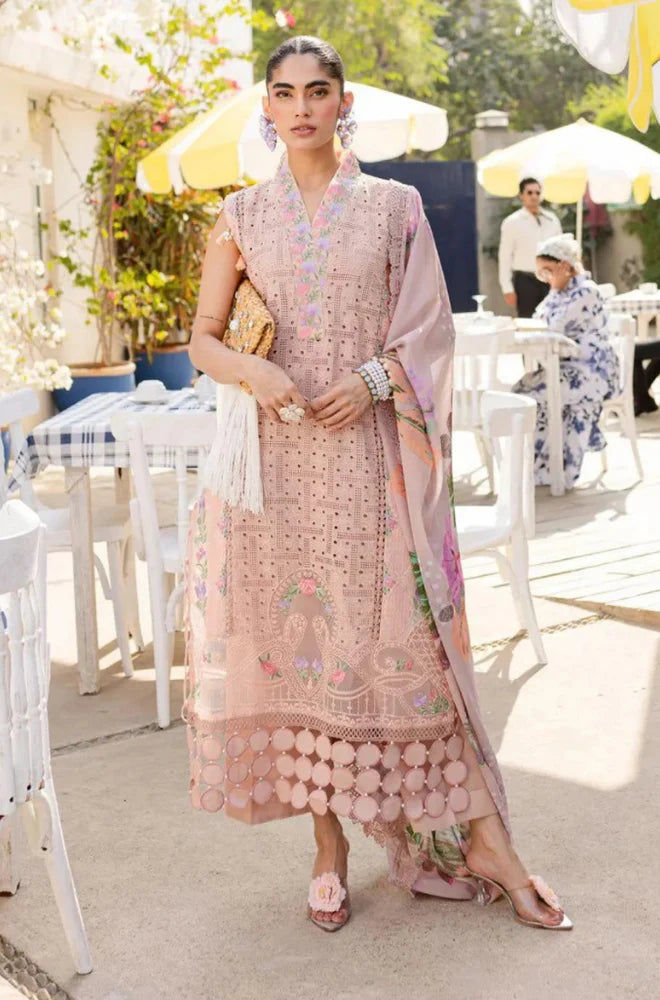 parishay Chikenkari Embroidered lawn Three Piece PR-252