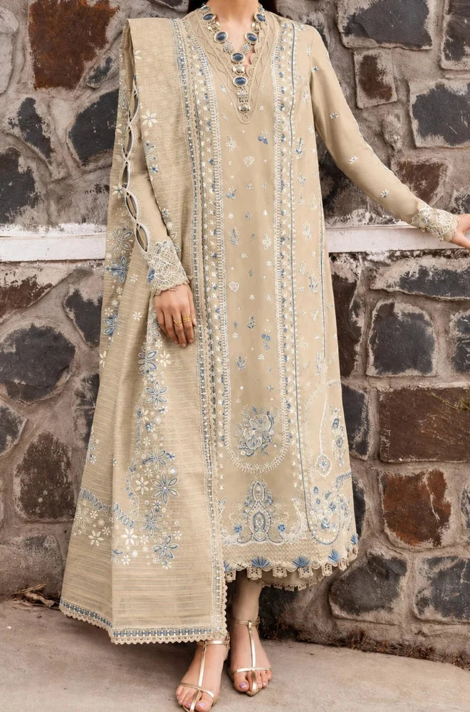 Eid Collection D-269 skin  Lawn Embroidered 3pc