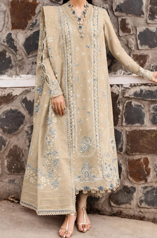Eid Collection D-269 skin  Lawn Embroidered 3pc
