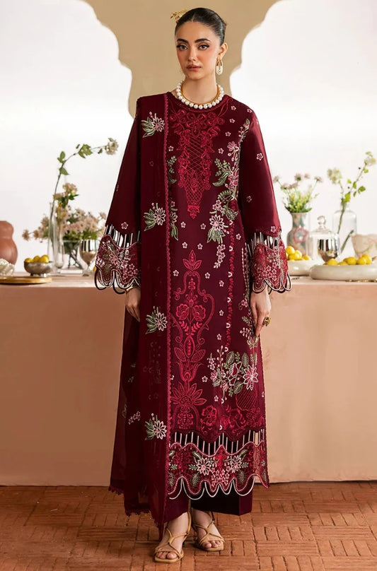 Mor Bagh Embroidered Dhanak Three Piece MB-409