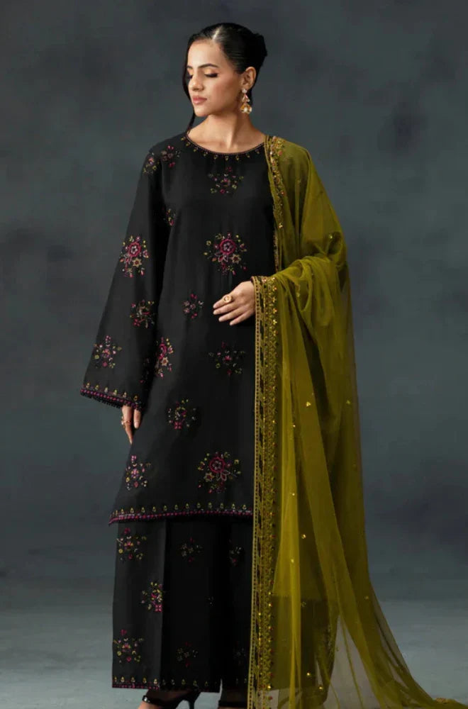 Laam Embroidered lawn Three Piece LM-045