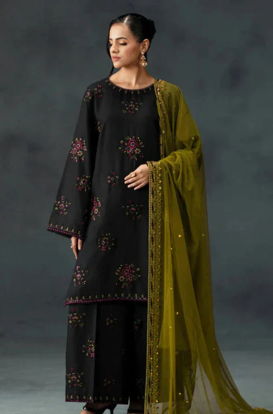 Laam Embroidered lawn Three Piece LM-045